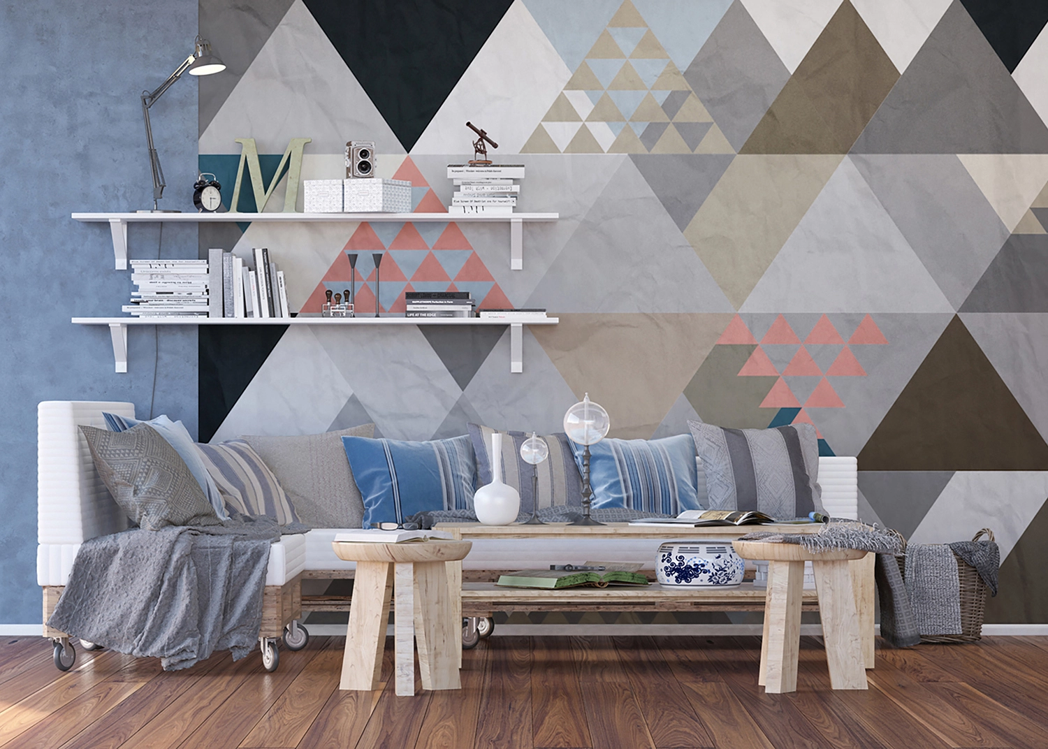 FTN_XXL_1224_INTERIOR-1.webp Wall Mural Triangles, 375 x 270 cm, FTNXXL 1224