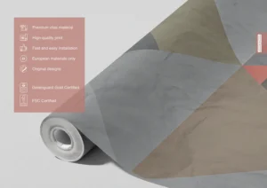 Wall Mural Triangles, 375 x 270 cm, FTNXXL 1224 - Obrázek 6