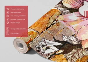 Wall Mural Flowers, 375 x 270 cm, FTNXXL 1227 - Obrázek 6