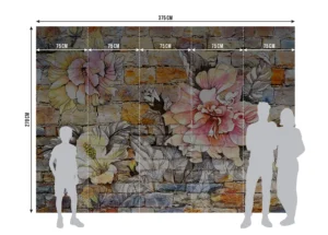 Wall Mural Flowers, 375 x 270 cm, FTNXXL 1227 - Obrázek 7