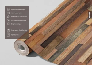 Wall Mural Wood Planks, 375 x 270 cm, FTNXXL 1235 - Image 6