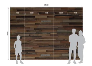 Wall Mural Wood Planks, 375 x 270 cm, FTNXXL 1235 - Image 7