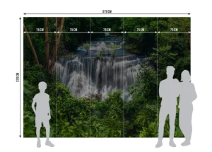 Wall Mural Waterfall, 375 x 270 cm, FTNXXL 1236 - Image 7