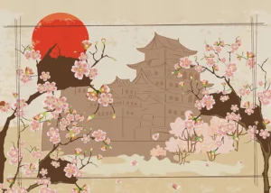 Wall Mural Japanese Art, 375 x 270 cm, FTNXXL 1237 - Image 2