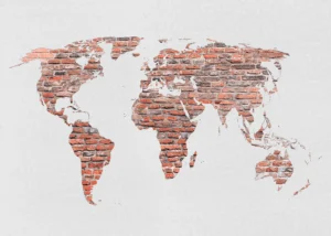 Wall Mural Map, 375 x 270 cm, FTNXXL 1240 - Obrázek 2