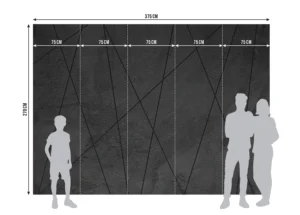 Fototapeta Textura Betonu | Vliesová fototapeta na zed' | 360 x 270 cm | FTNXXL 1241 - Obrázek 5