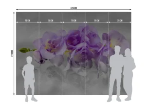 Fototapeta Něžná Orchidej | Vliesová fototapeta na zed' | 360 x 270 cm | FTNXXL 2400 - Obrázek 5
