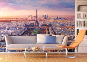 Fototapeta Výhled na Paříž | Vliesová fototapeta na zed' | 375 x 270 cm | FTNXXL 2401