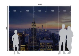 Fototapeta Manhattan Při Západu Slunce | Vliesová fototapeta na zed' | 360 x 270 cm | FTNXXL 2413 - Obrázek 5