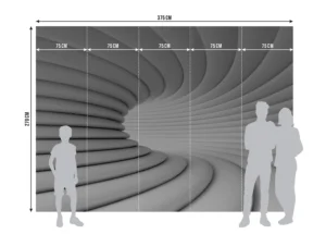 Fototapeta Futuristická Abstrakce | Vliesová fototapeta na zed' | 360 x 270 cm | FTNXXL 2417 - Obrázek 5