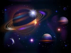Wall Mural Planetary Parade, Premium Non-woven Wallpaper, 360 x 270 cm, FTNXXL 2435 - Image 2
