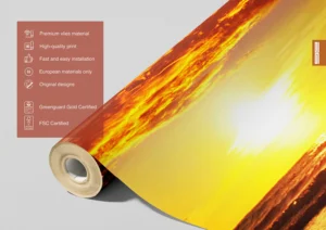 Fototapeta Zapadající Slunce nad Oceánem | Vliesová fototapeta na zed' | 375 x 270 cm | FTNXXL 2487 - Obrázek 4