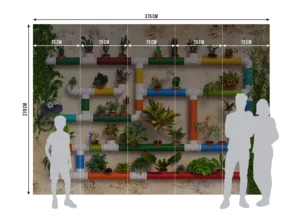 Wall Mural Flower Waterpipes, Premium Non-woven Wallpaper, 360 x 270 cm, FTNXXL 2488 - Image 5