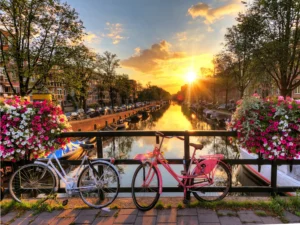Wall Mural Amsterdam Channels, Premium Non-woven Wallpaper, 360 x 270 cm, FTNXXL 2489 - Image 2