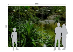Fototapeta Nespoutaná Zeleň | Vliesová fototapeta na zed' | 375 x 270 cm | FTNXXL 2491 - Obrázek 5