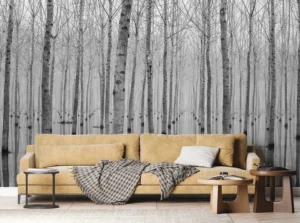 Wall Mural Birch Reflection, 375 x 270 cm, FTNXXL 3004 - Obrázek 5