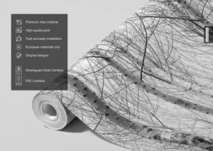 Wall Mural Birch Reflection, 375 x 270 cm, FTNXXL 3004 - Obrázek 6