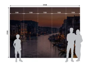 Wall Mural Venice, 375 x 270 cm, FTNXXL 3005 - Obrázek 7