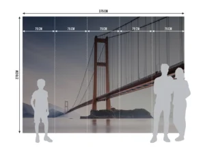 Fototapeta Výhled na Golden Gate | Vliesová fototapeta na zed' | 375 x 270 cm | FTNXXL 3007 - Obrázek 5