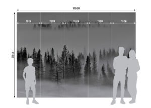 Wall Mural Foggy Morning, 375 x 270 cm, FTNXXL 3008 - Obrázek 5