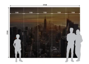 Fototapeta New Yorské Panorama | Vliesová fototapeta na zed' | 375 x 270 cm | FTNXXL 3011 - Obrázek 5