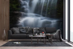 Wall Mural Forest Waterfall, 375 x 270 cm, FTNXXL 3023 - Obrázek 2