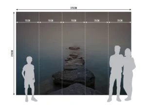Fototapeta Vodní Stezka | Vliesová fototapeta na zed' | 375 x 270 cm | FTNXXL 3025 - Obrázek 6