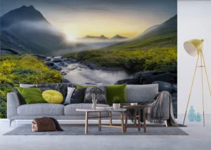 Wall Mural Mountain River, 375 x 270 cm, FTNXXL 3029 - Obrázek 3