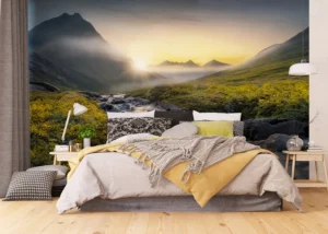 Fototapeta Horský Potok | Vliesová fototapeta na zed' | 375 x 270 cm | FTNXXL 3029 - Obrázek 4