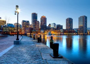 Fototapeta na zed' Bostonské Nábřeží | 180 x 127 cm | FTSs0830 - Obrázek 2