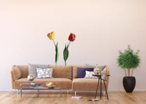 Samolepka na zeď Tulipány | 65 x 85 cm | F 0401 - Obrázek 3