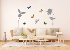 Wall Sticker Butterflies, 65 x 85 cm, F 0405 - Image 3