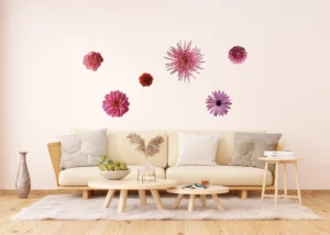 Wall Stickers Flowers, 65 x 85 cm, F 0406 - Obrázek 3