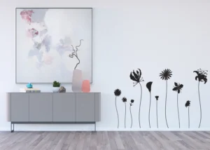 Wall Sticker Flowers, 65 x 85 cm, F 0441 - Obrázek 3