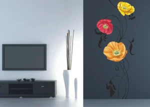 Samolepka na zeď Mák | 65 x 85 cm | F 0448 - Obrázek 2