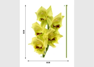 Wall Stickers Yellow Orchid | 65 x 85 cm | F 0473 - Image 2