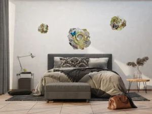 Wall Stickers Papier Mache Flowers | 65 x 85 cm | FL 1019 - Image 2