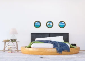 Samolepka na zeď Pohled na Ostrov a Moře | 65 x 85 cm | F 1030 - Obrázek 3