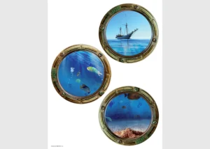 Samolepka na zeď Pohled na Moře | 65 x 85 cm | F 1032