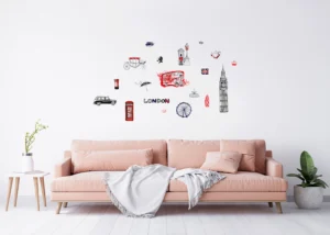 Wall Stickers London, 65 x 85 cm, F 1038 - Obrázek 2
