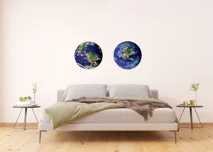 Wall Sticker Earth, 65 x 85 cm, F 1042 - Image 2