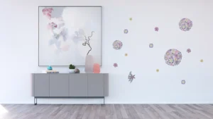 Samolepka na zeď Květinové Koule | 65 x 85 cm | F 1052 - Obrázek 4