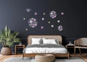 Wall Stickers Flowers, 65 x 85 cm, F 1052 - Image 3