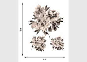 Wall Stickers Flowers, 65 x 85 cm, F 1063 - Obrázek 6