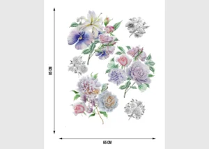 Wall Stickers Flowers, 65 x 85 cm, F 1064 - Image 7