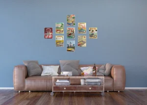 Wall Stickers Cars and Motorcycles, 65 x 85 cm, F 1065 - Image 6