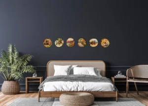 Wall Stickers Cities on Wood, 65 x 85 cm, F 1067 - Image 2