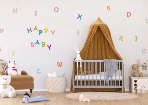 Dětská samolepka na zeď Abeceda | 65 x 85 cm | DK 0810 - Obrázek 3