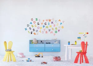 Dětská samolepka na zeď Abeceda | 65 x 85 cm | DK 0810 - Obrázek 2