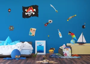Wall Stickers Pirates, 65 x 85 cm, K 0821 - Image 3